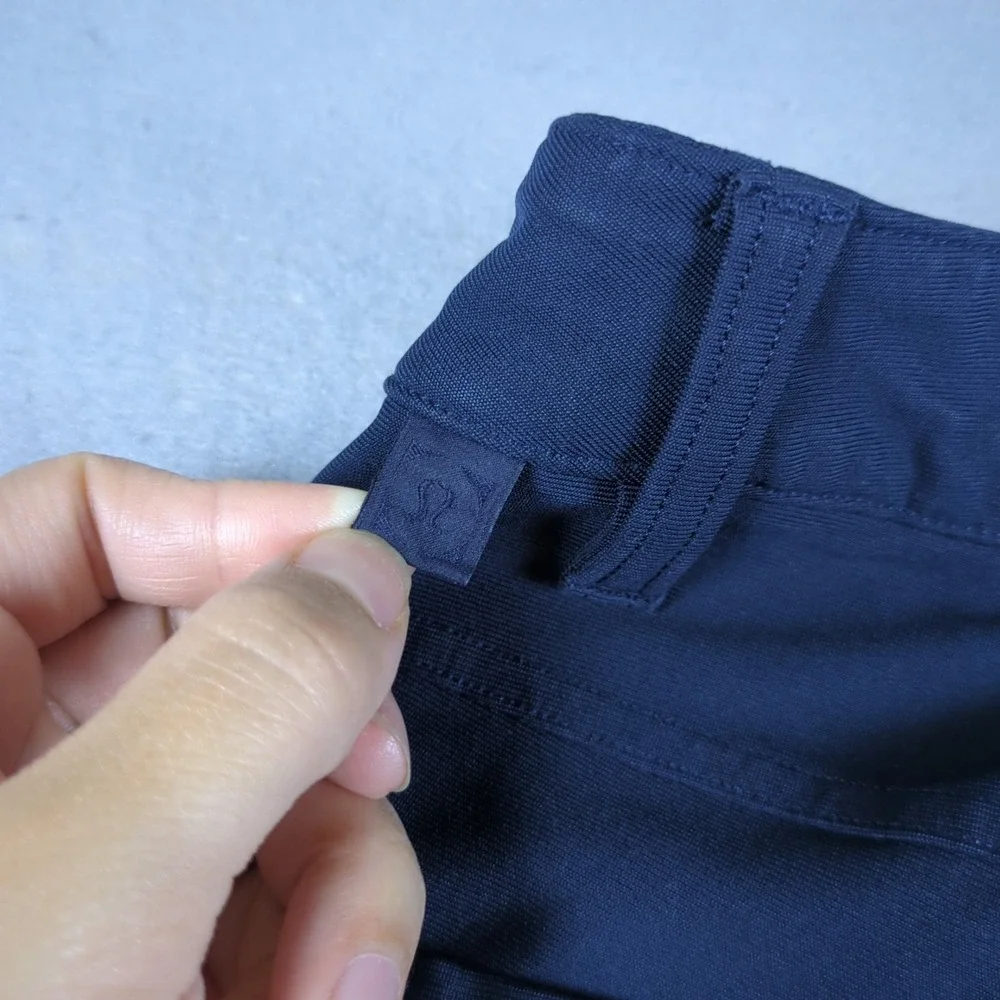 Lululemon ABC Slim Warpstreme Pants Mens 32x29 True Navy Blue Tapered LM5704S